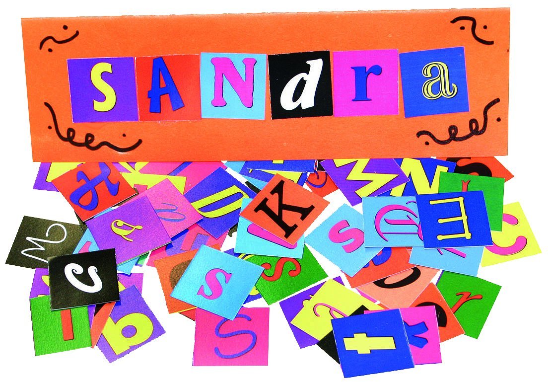 【段ボールペイント】Do you have words to leave? Amazon.com: Roylco Alphabet Pasting Pieces, 1 x 1 Inches, Assorted